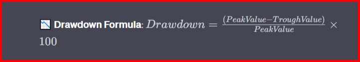 drawdown formula