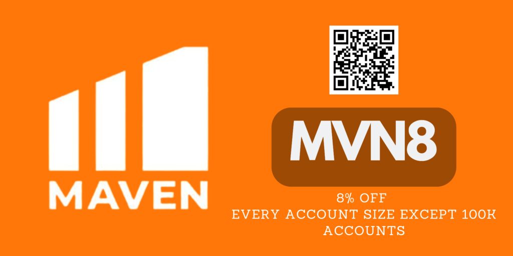 Maven Trading Review (2025): Is It the Cheapest Prop Firm? (MVN8 to get 8% Off) 1 maven